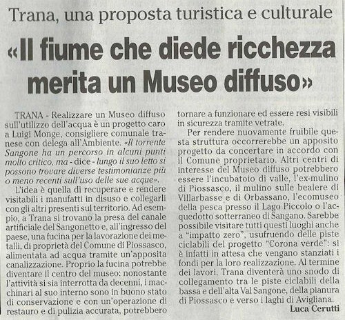 Trana, una proposta turistica e culturale