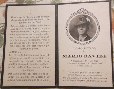 Mario Davide 1922-1944