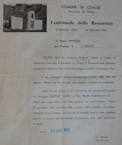 Ventennale della Resistenza