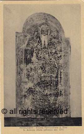 Chiesa di San Vito - S. Antonio Abate affresco secolo XV