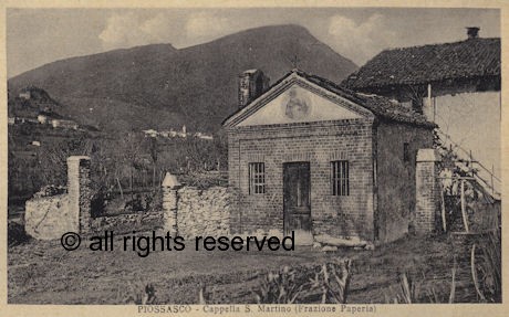 Cappella San Martino Frazione Paperia
