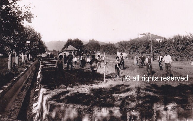 Lavori al Parco della Rimembranza